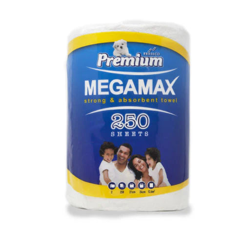 Megamax 250 Sheets Paper Towel