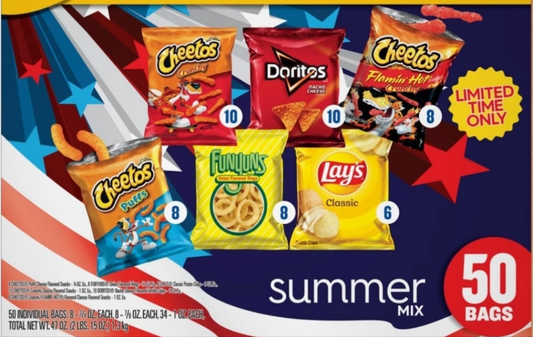 FritoLay Summer Mix Box 50s