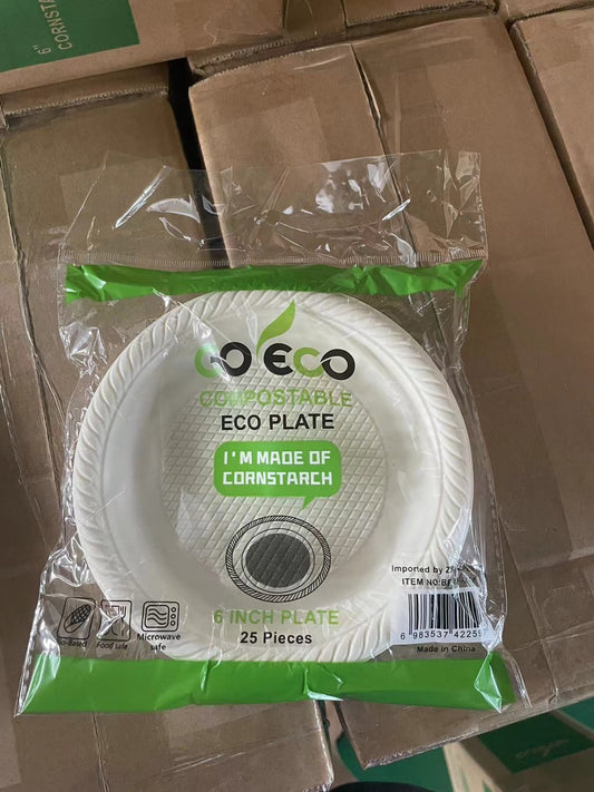 Go Eco 6" Plates